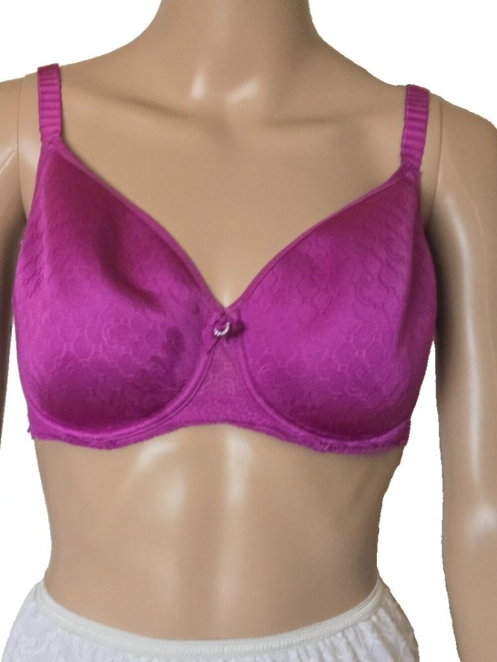 Chantelle Bra Underwire Purple Lightly Lined Cups Adjustable 3585 size 32DDDD